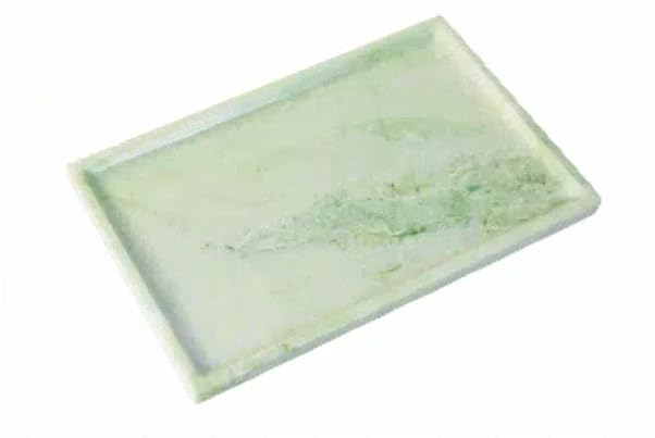 100% Natural Marble Serving Tray Luxury Marble Storage Tray for Home Decor Stone Tray for Bathroom/Kitchen/Vanity/Dresser,Plate Holder for Tissues, Candles, Towel