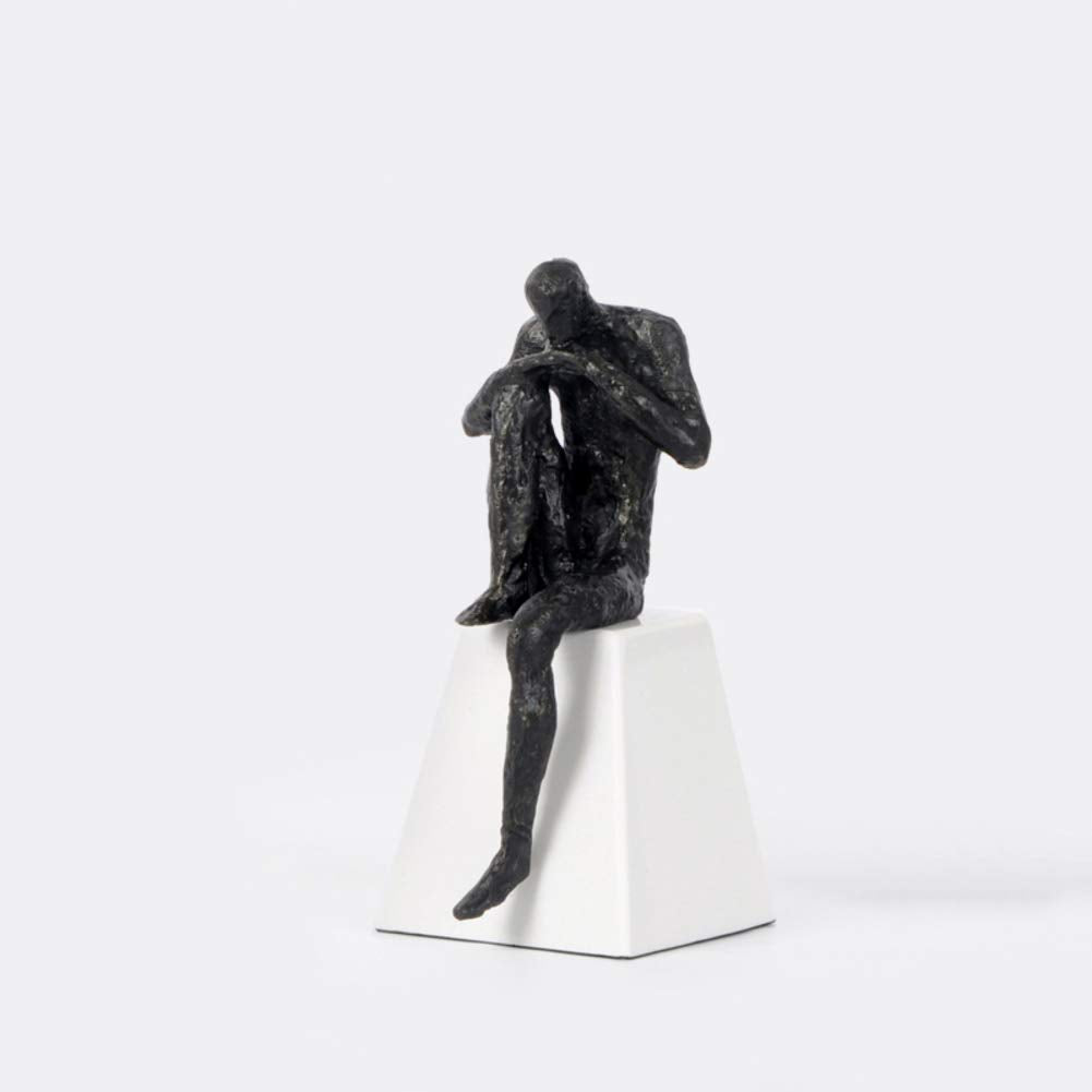 Antique Bronze-Look Male Gymnast Sculpture,Modern Simplicity Metal Statue,Tabletop Decoration for Home Office Study Ornament-j 34x13x27cm(13x5x11inch) 34x13x27cm(13x5x11inch) Gift