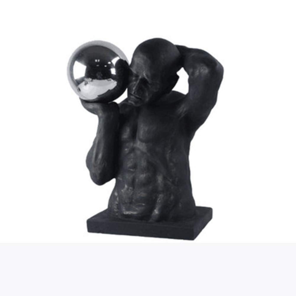 Antique Bronze-Look Male Gymnast Sculpture,Modern Simplicity Metal Statue,Tabletop Decoration for Home Office Study Ornament-j 34x13x27cm(13x5x11inch) 34x13x27cm(13x5x11inch) Gift