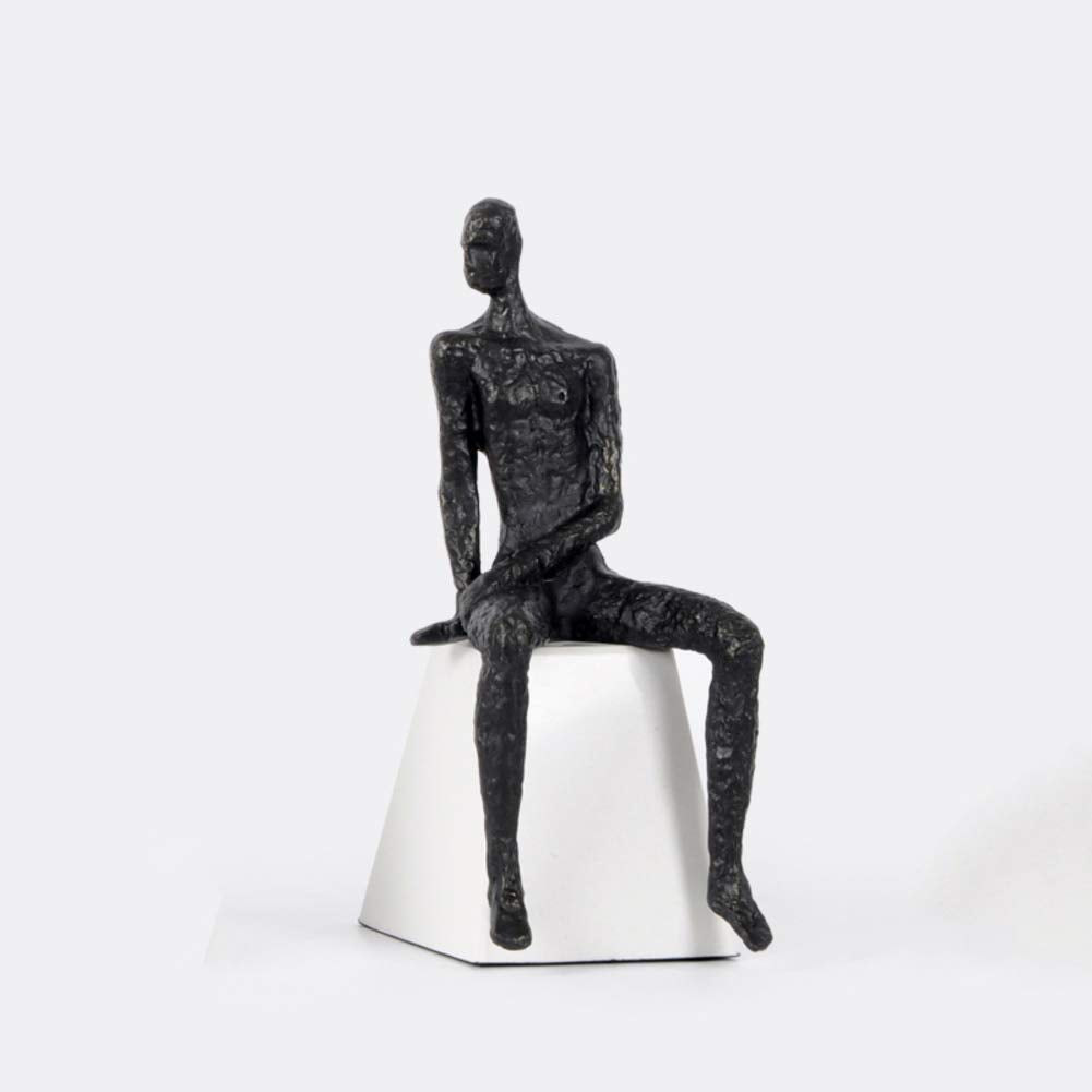 Antique Bronze-Look Male Gymnast Sculpture,Modern Simplicity Metal Statue,Tabletop Decoration for Home Office Study Ornament-j 34x13x27cm(13x5x11inch) 34x13x27cm(13x5x11inch) Gift