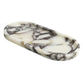 100% Natural Luxury Calaccata Viola Marble Small Hand Towel Tray Holder Organizer, Makeup Bathroom Holder