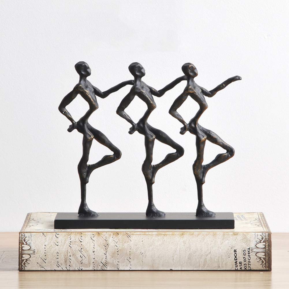 Antique Bronze-Look Male Gymnast Sculpture,Modern Simplicity Metal Statue,Tabletop Decoration for Home Office Study Ornament-j 34x13x27cm(13x5x11inch) 34x13x27cm(13x5x11inch) Gift