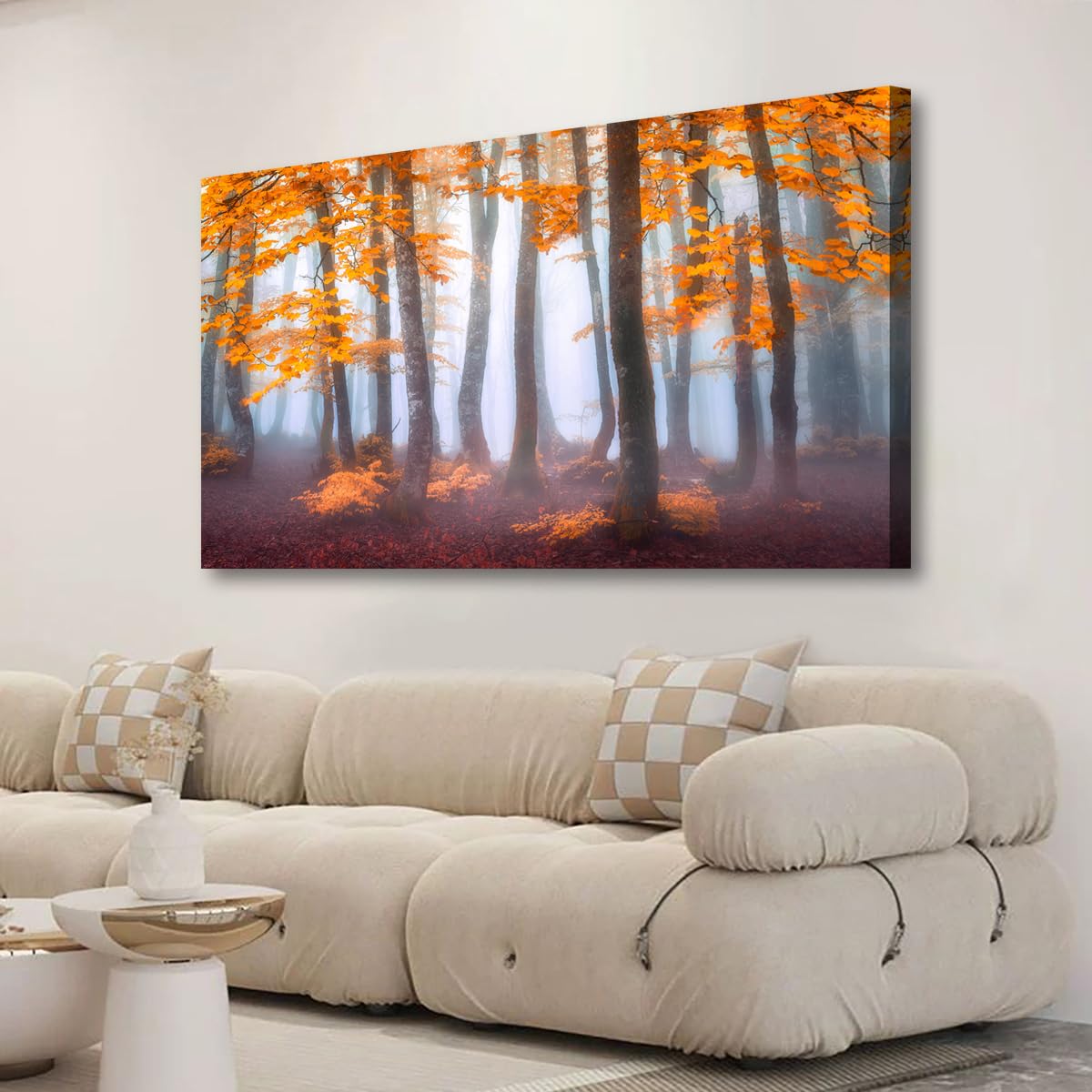 Abstract Canvas Wall Art for Living room Office Bedroom Golden Blue Wall Art Print Oil Paintings Modern Abstract River Texture Pictures Wall Decor Artwork Waterproof Ready to Hang - 20in * 40inch