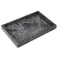 Marble Bathroom Vanity Tray, Natural Luxury Vanity Home Kitchen Bathroom Table Tray, Stone Decorative Countertop Dresser Trays for Key Coffee Perfume Jewelry Makeup (Calacatta Viola, 12"x 8" x1.2")