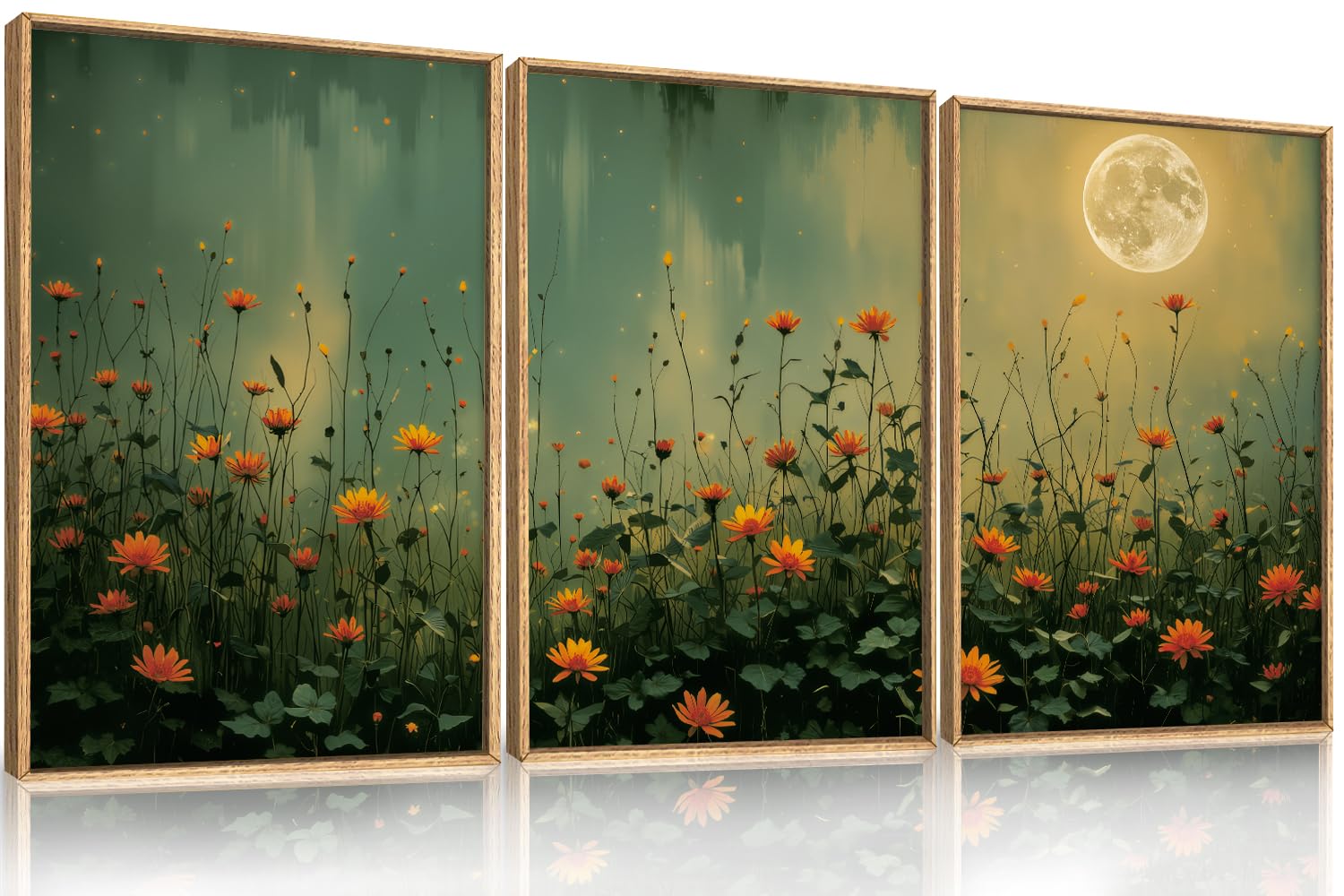 HOURIA Abstract Neutral Vintage Earth Tone Framed Canvas Wall Art Set,Modern Minimalist Rustic Brown Beige Wall Decor,Wabi Sabi Textured Brushstroke Artwork for Living Room,Bedroom,Farmhouse-24"x36"x3