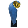 Mid-Century Modern 15 Inch Resin Owl Sculpture - Handmade Vintage Home Decor Statue for Bookshelves, Office Desk, Mantel & Collector Display