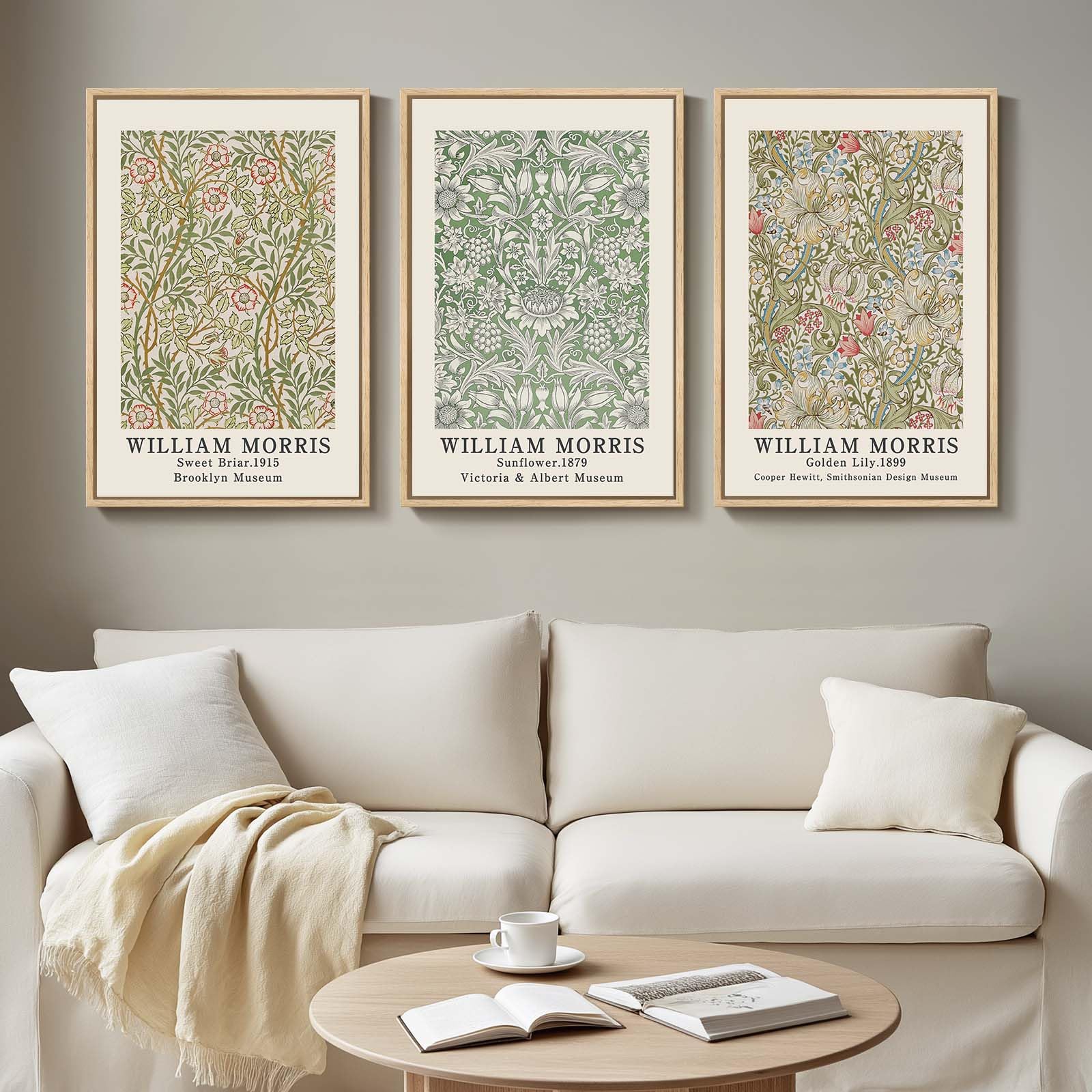 Large Framed Matisse Wall Art for Living room, 3 Piece Colorful Abstract Canvas Artwork for Walls, Retro Vintage Big Matisse Famous Landscape Paintings Prints Pictures for Hallway Home Office 24x36