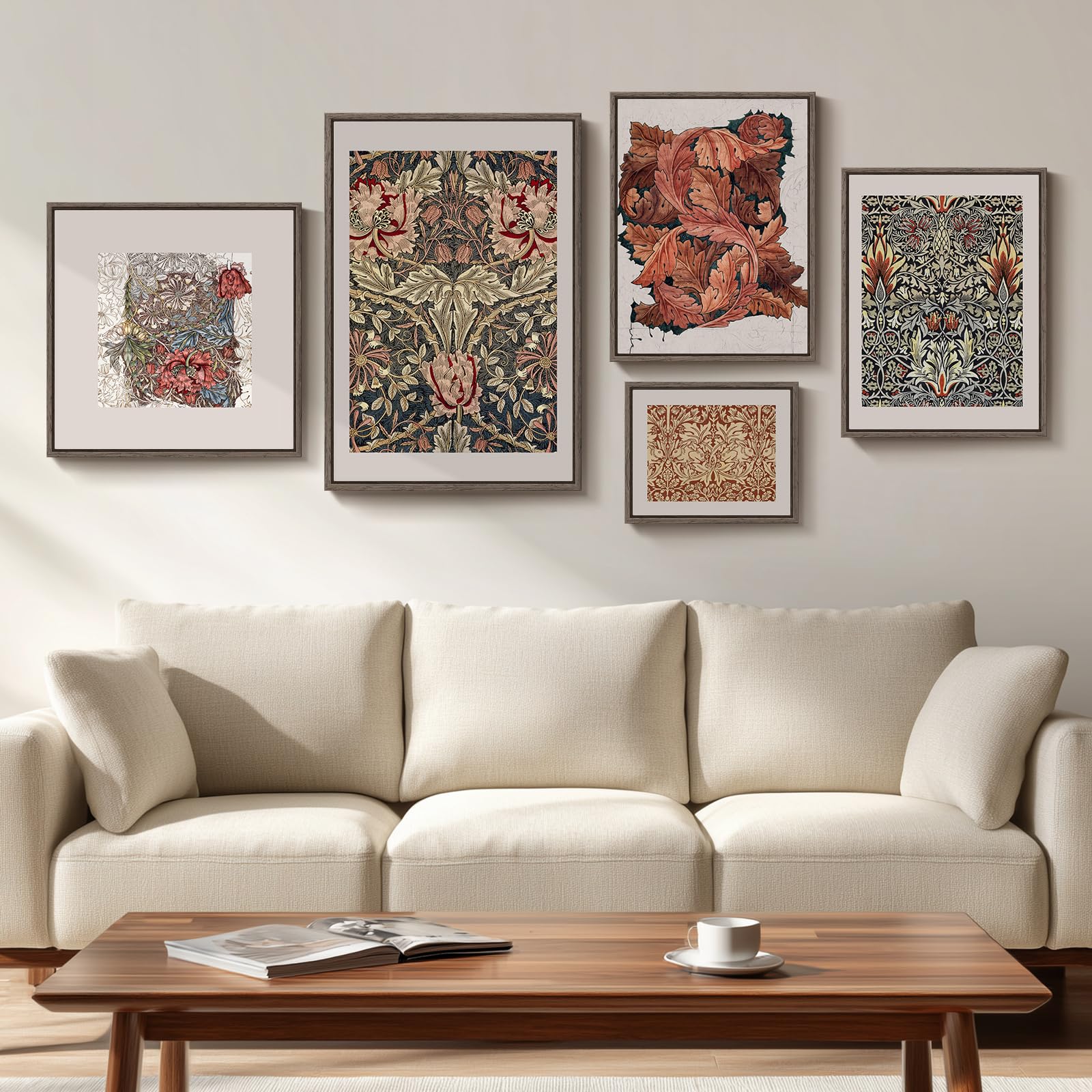 Large Framed Matisse Wall Art for Living room, 3 Piece Colorful Abstract Canvas Artwork for Walls, Retro Vintage Big Matisse Famous Landscape Paintings Prints Pictures for Hallway Home Office 24x36