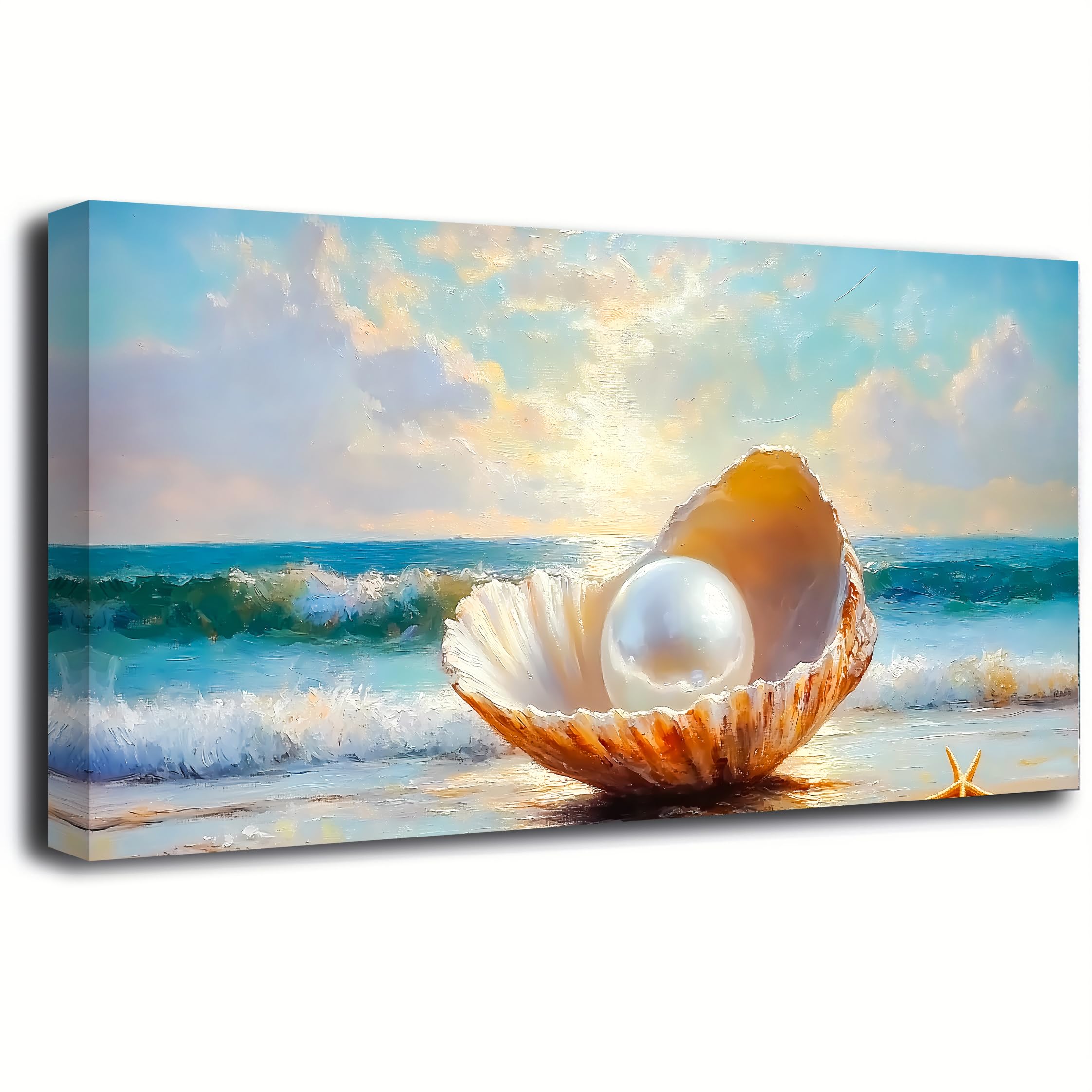 Abstract Canvas Wall Art for Living room Office Bedroom Golden Blue Wall Art Print Oil Paintings Modern Abstract River Texture Pictures Wall Decor Artwork Waterproof Ready to Hang - 20in * 40inch